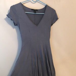 blue skater dress
